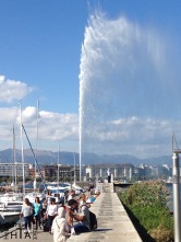 New pier to the "Jet d'eau" - for free